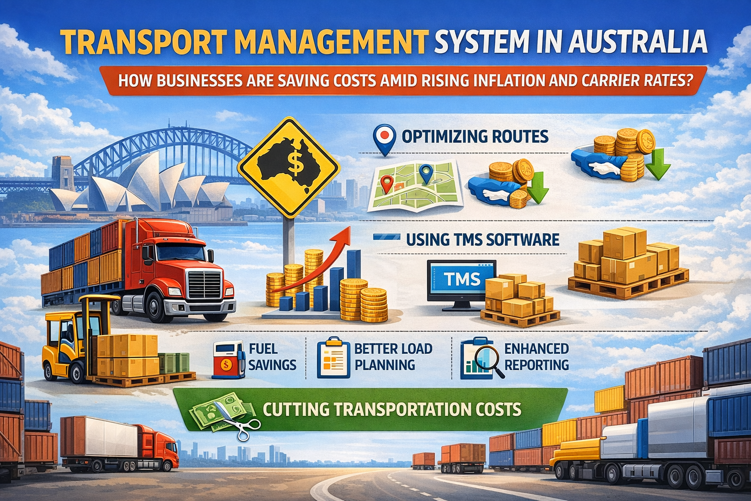 Transport Management System in Australia: How Businesses Are Saving Costs Amid Rising Inflation and Carrier Rates?