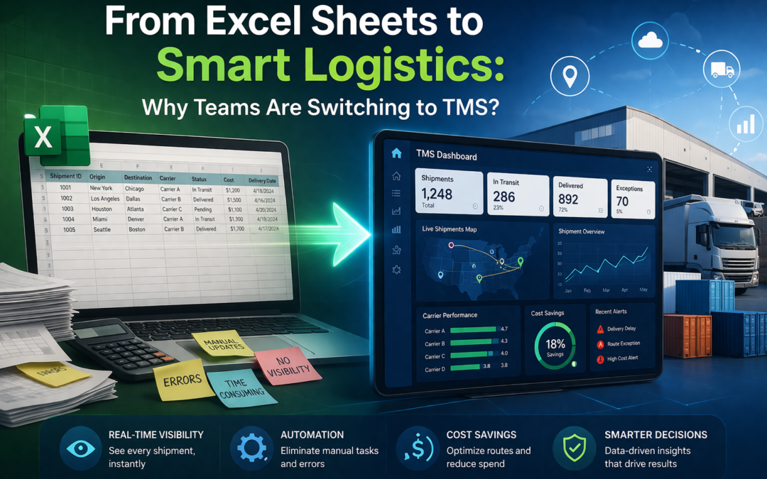 From Excel Sheets to Smart Logistics: Why Teams Are Switching to TMS?